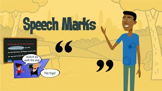 Using Speech Marks  Punctuating Direct Speech  EasyTeaching [upl. by Bolt]