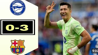 Barcelona vs Alaves 30 All Goals amp Highlights [upl. by Schoenfelder]