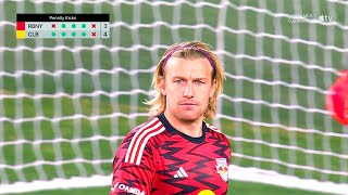 PK Shootout New York Red Bulls vs Columbus Crew  Audi 2024 MLS Cup Playoffs [upl. by Retsevlis]