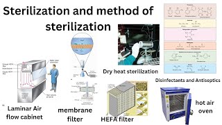 Sterilization  control of microorganism Physical and chemical sterilization  Disinfection [upl. by Bunnie]