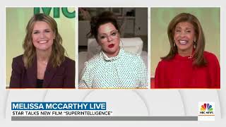 Melissa McCarthy talks about her new comedy film ‘Superintelligence’ [upl. by Eikciv]