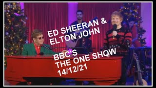 Ed Sheeran amp Elton John on BBCs The One Show Full Interview [upl. by Maddis758]