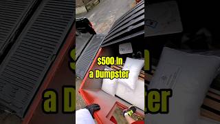 Dumpster diving for luxury furniture over 500 in a dumpster dumpsterdiving luxury money [upl. by Lacy]