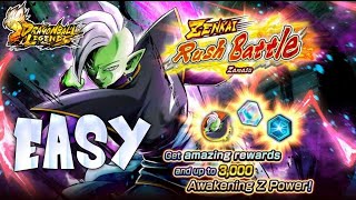 EASY ZENKAI RUSH BATTLE ZAMASU  Dragon Ball Legends Gameplay  db legends [upl. by Lippold]