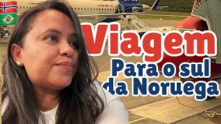 O DIA QUE FUI DO NORTE AO SUL DA NORUEGA PARA REVER UMA AMIGA  VIDA REAL MORANDO FORA DO BRASIL [upl. by Ahsit]