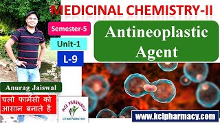 Anti neoplastic Agent Cause of Cancer  L9 chapter 2  Medicinal Chemistry 5th sem [upl. by Hsekin]