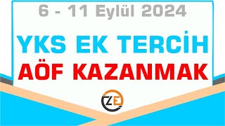 YKS Ek Tercihleri Nasıl Yapılır Boş Kontenjanlar  Açıköğretim Kazanmak  Sınavsız AÖF [upl. by Mathilde711]