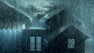 ⚡Powerful Thunderstorm Rain Sounds for Sleeping  Heavy Rainstorm amp Very Strong Thunder on Tin Roof [upl. by Fadiman]