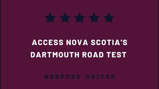 Access Nova Scotias Dartmouth Road Test  FPV [upl. by Llewxam]