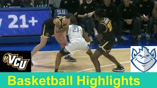 VCU vs Saint Louis Basketball Game Highlights Feb 16 2024 [upl. by Cyndie]