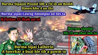 Burma sipaiin mi 19 an that leh taBurma sipai lalberin a pawm ve taKristian mi 55 thah an ni [upl. by Ylsel]