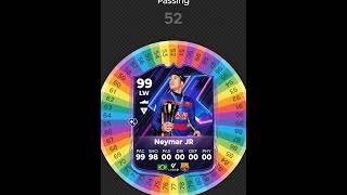 I Respun NEYMAR JR FC 25 Card at BARCELONA fifa spinner soccer football [upl. by Kreindler]