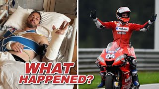 UPDATE The Latest Condition of Andrea Dovizioso after Massive Accident on Training motogp [upl. by Engeddi]