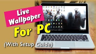 How To set pc desktop live wallpaper sinhala [upl. by Cyler969]