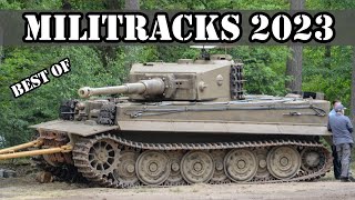 Militracks 2023 best of Tiger Nashorn Bergehetzer StuG Famo [upl. by Nwahsat]