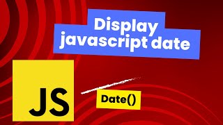 Display javascript date [upl. by Odeen]