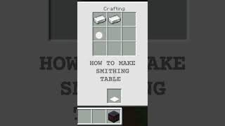 HOW TO MAKE SMITHING TABLE IN MINECRAFT ll ONLEMINECRAFT [upl. by Airtened]