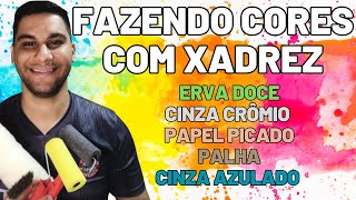 FAZENDO CORES COM XADREZ [upl. by Ahsilrac]