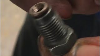 how to make a DOUBLE flare on a copper nickel brake line [upl. by Magocsi]