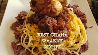 How to make the BEST Ghana Waakye aka Rice amp Beans [upl. by Hebel697]