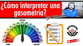 1 ¿CÓMO INTERPRETAR UNA GASOMETRÍA BY DR ZAMARRÓN [upl. by Mcgrath]