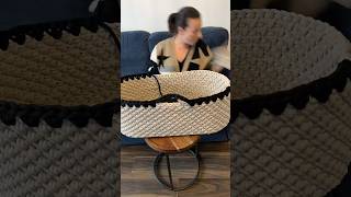 Beige and Black Infinity Moses Basket [upl. by Nniw]