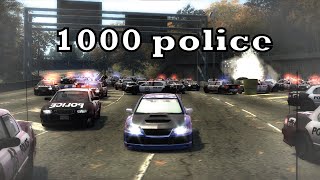 1000 police  Need for speed most wanted MOD [upl. by Ndnarb]