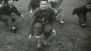 Nederlandse schaatsenrijders trainen 1952 [upl. by Citarella]