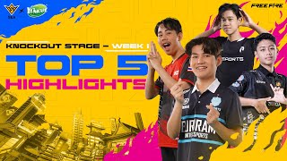 PELBT cân 3 Thái Lan cực mượt  TOP 5 Highlight Tuần 1 Knockout Stage FFWS SEA 2024 Spring [upl. by Christoper290]