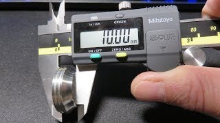 MITUTOYO Absolute AOS Digimatic Caliper  Unboxing EN amp Tests FR [upl. by Lusty648]