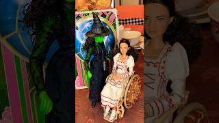 Nessarose Wicked 💚💗🧹 musical disney broadway halloween music musicaldolls disneyprincess [upl. by Rebor]