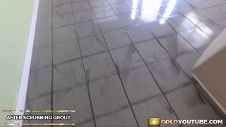 25 Years Of Build Up  Tile amp Grout Cleaning Downtown Sacramento CA [upl. by Vivica403]