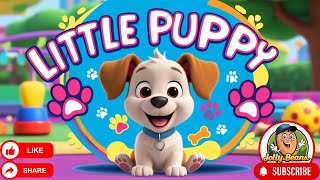 🎵 Little Puppy Song for Kids 🐶  Kids Songs  Dog Songs  Animal Songs  Nursery Rhymes Jolly Beans [upl. by Ailina]