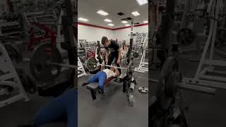 10 Year Old Benching 175lbs shorts fitness gym [upl. by Kip832]