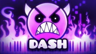 Dash  Geometry Dash 22  Piano Tutorial [upl. by Batsheva]