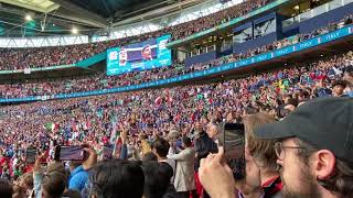 Italian National Anthem  Il Canto degli Italian Wembley Stadium Euro 2020 Semi Final [upl. by Elram]