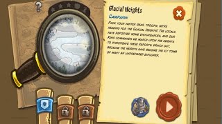 Kingdom Rush  Glacial Heights Bonus Level Campaign HardVeteran Difficulty Walkthrough [upl. by Xela]