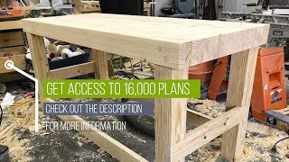 Workbench Plans  How To Build Workbench [upl. by Sutsuj]