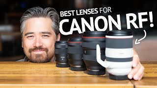 The BEST Lenses for Canons RF Mount [upl. by Eciuqram]