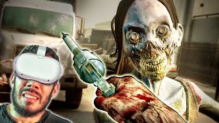 THE WALKING DEAD VR  4  OS ZUMBIS quotDOENTESquot e TESTANDO Novas quotFerramentasquot [upl. by Marja]