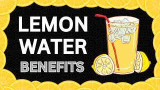 Drinking Lemon Water  5 Amazing Benefits [upl. by Malvina]