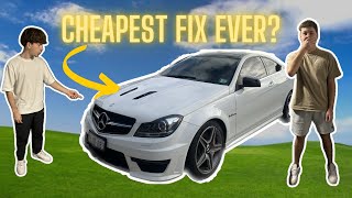 REBUILDING THE WORLDS CHEAPEST EDITION 507 C63 AMG EASY FIX [upl. by Umont]