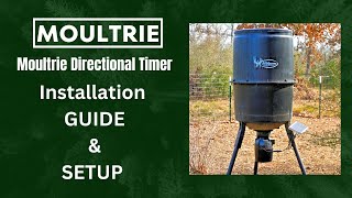 🦌 Moultrie Directional Feeder Timer Installation on Wildgame Feeder 🐗 [upl. by Allen]