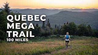 Running One of Canada’s Toughest Ultramarathons  QUEBEC MEGA TRAIL 100 [upl. by Kerwin]