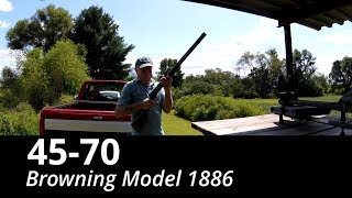 Browning model 1886 4570 vs Milk jugs [upl. by Lecirg40]