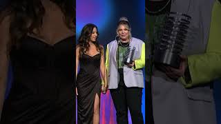 Kailyn Lowry and Vee Rivera accepting the Webby Award at the 27th Annual Webby Awards [upl. by Einafit]