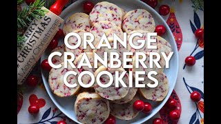 Orange Cranberry Cookies [upl. by Leahcimrej]