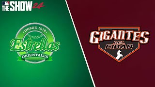 🔴Mlb The Show 24 🔴 Gigantes del Cibao vs Estrellas Orientales ll Dic 3 2024 [upl. by Bebe]