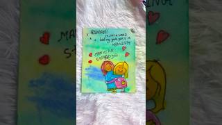 rainbow 🌈 card for friendship day youtubeshorts shortsbeta [upl. by Breana263]