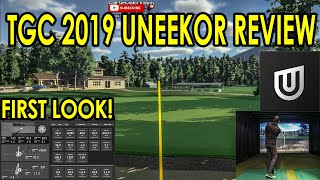 TGC 2019  Uneekor Golf Simulator REVIEW  First Look [upl. by Sidoon]